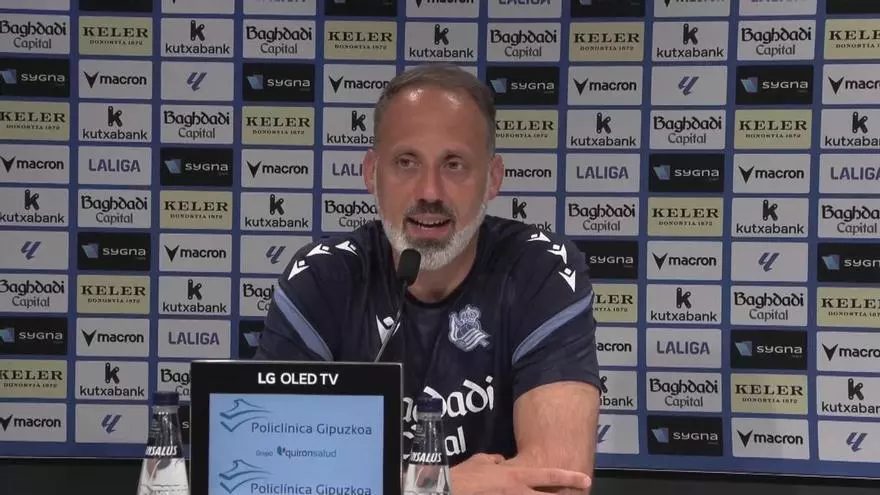 Matarazzo, "muy ilusionado" con las aspiraciones ligueras de la Real