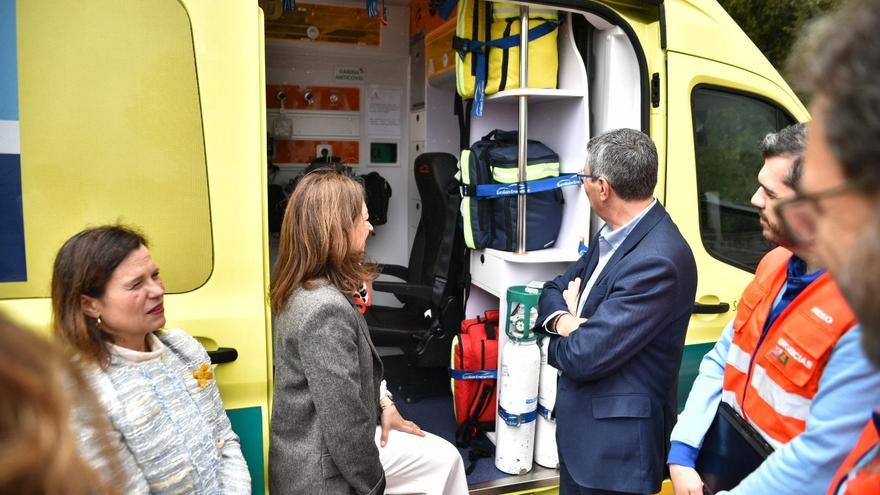 La Junta pone en marcha una base de urgencias sanitarias con una UVI Móvil en Cartajima