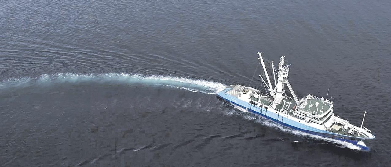 Atunero congelador "Monteraiola", construido por Freire Shipyard.