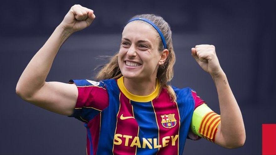 Alexia Putellas, durant un partit del Barça