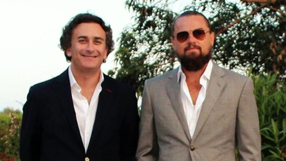 DiCaprio y Agag en la Fórmula E