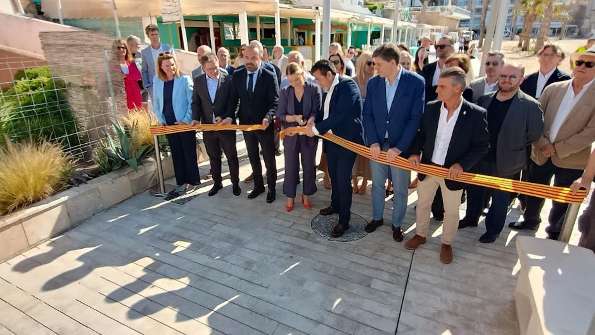 Acto de inauguración de la renovación integral del paseo marítimo de Magaluf