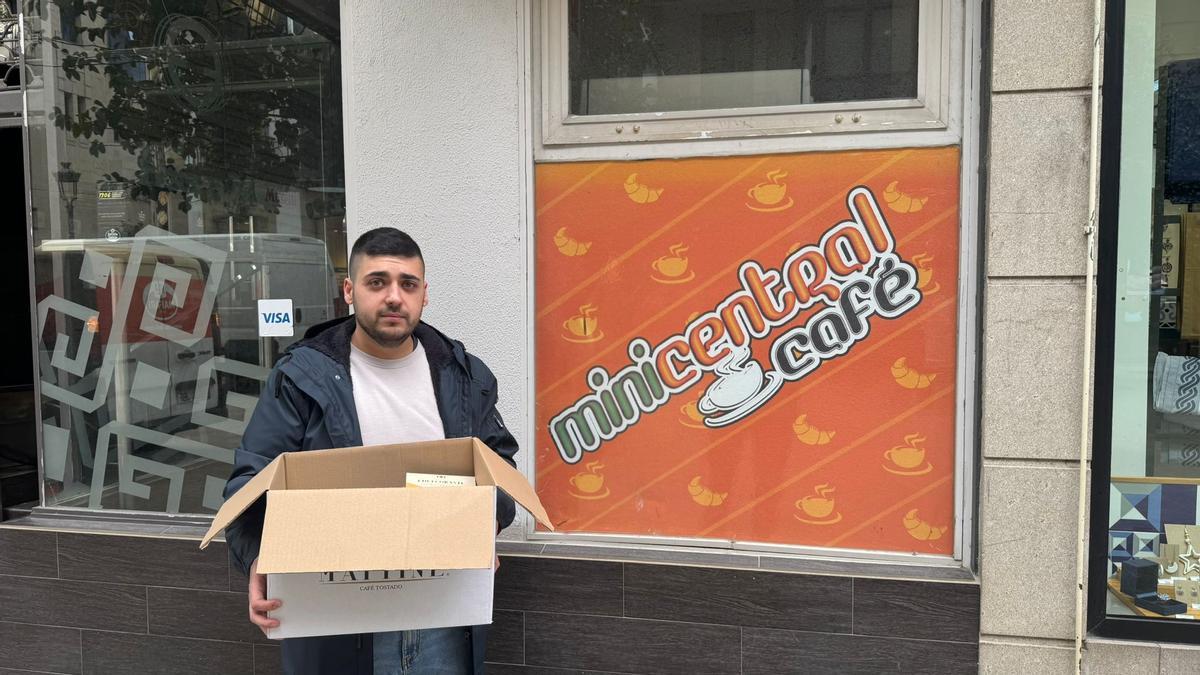 Marcos Méndez, ante su nuevo negocio.