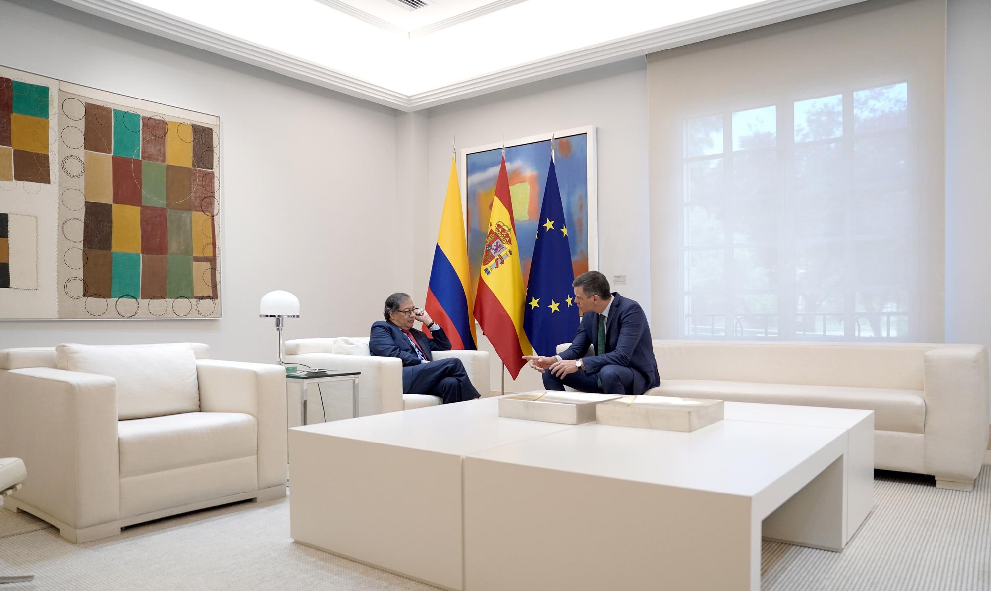 El presidente de Colombia, Gustavo Petro, en el segundo día de su visita de Estado a España
