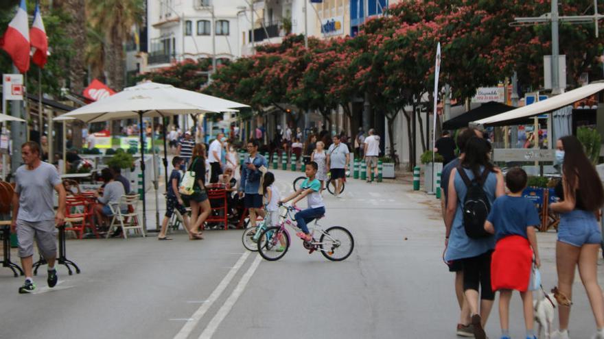 L&#039;Avinguda Cavall Bernat a Platja d&#039;Aro aquest estiu