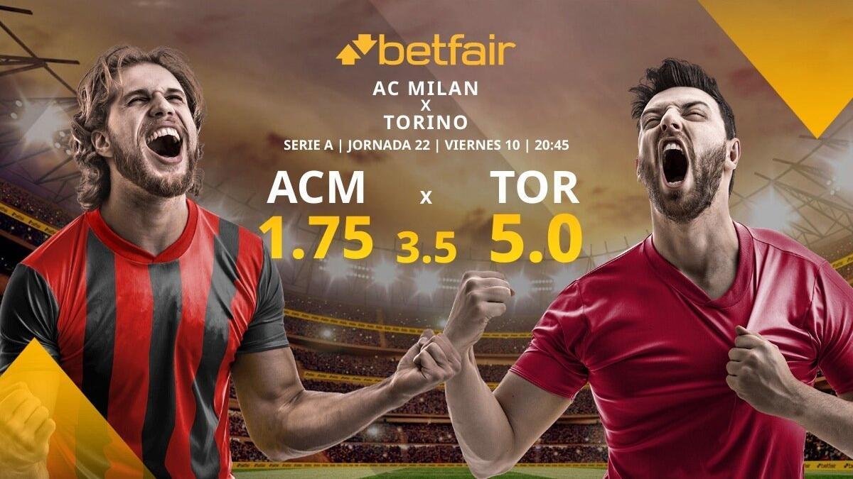 AC Milan vs. Torino FC: alineaciones, horario, TV, estadísticas y pronósticos