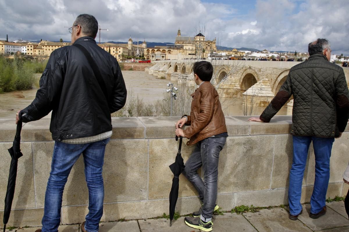 Córdoba, pendiente de la crecida del Guadalquivir