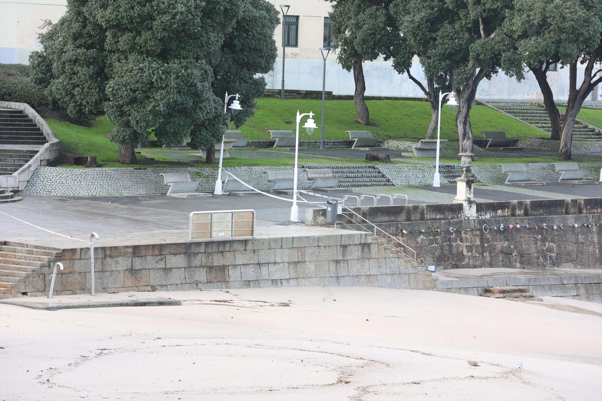 Alerta roja en el mar en A Coruña