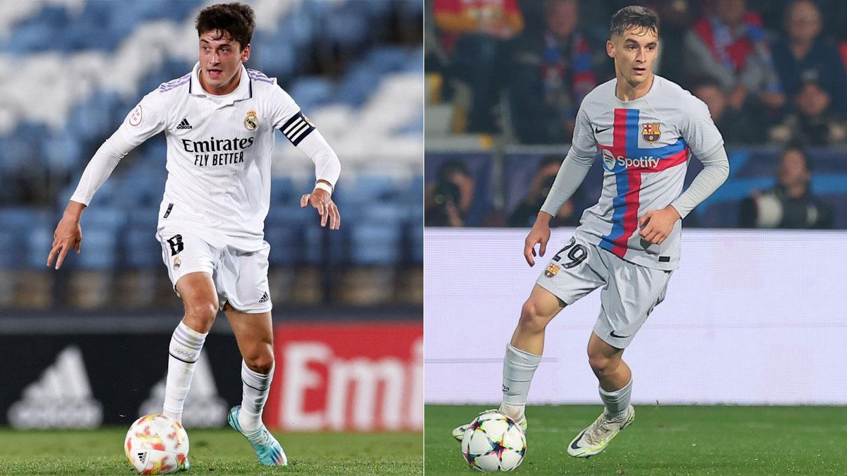 Carlos Dotor (RM Castilla) y Marc Casadó (Barça Atlètic)