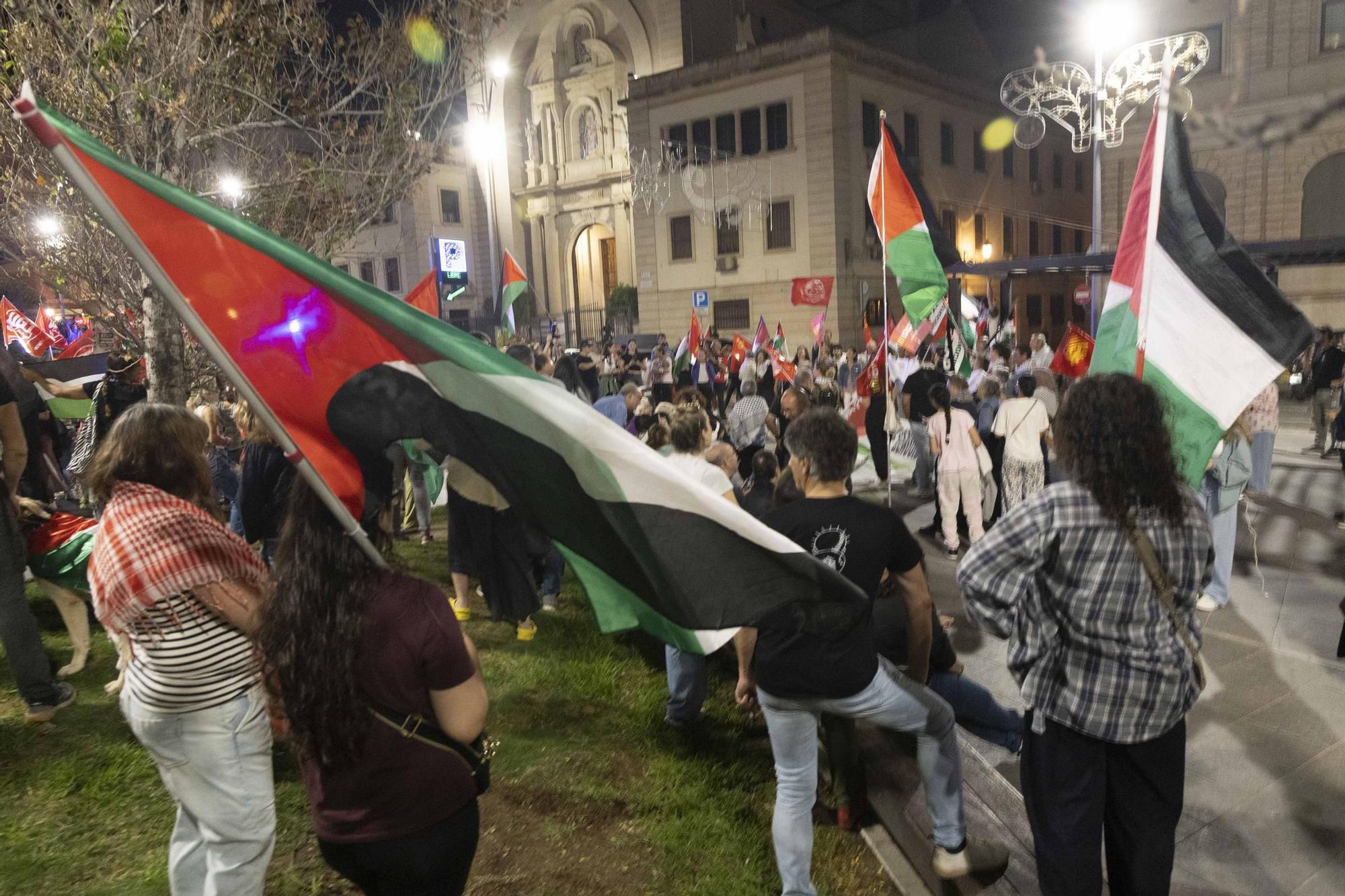 Alicante alza la voz por Palestina en una jornada de movilizaciones