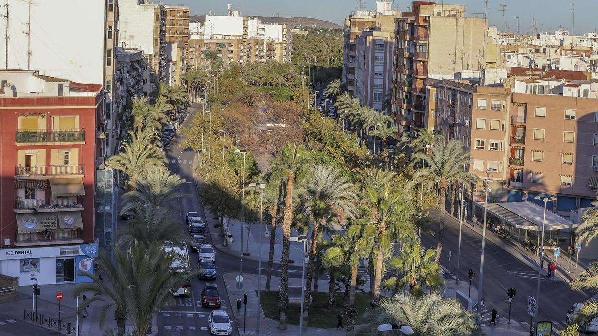 Vista de la ciudad de Elche, en imagen de archivo