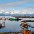 El puerto de Husavik, en Islandia.
