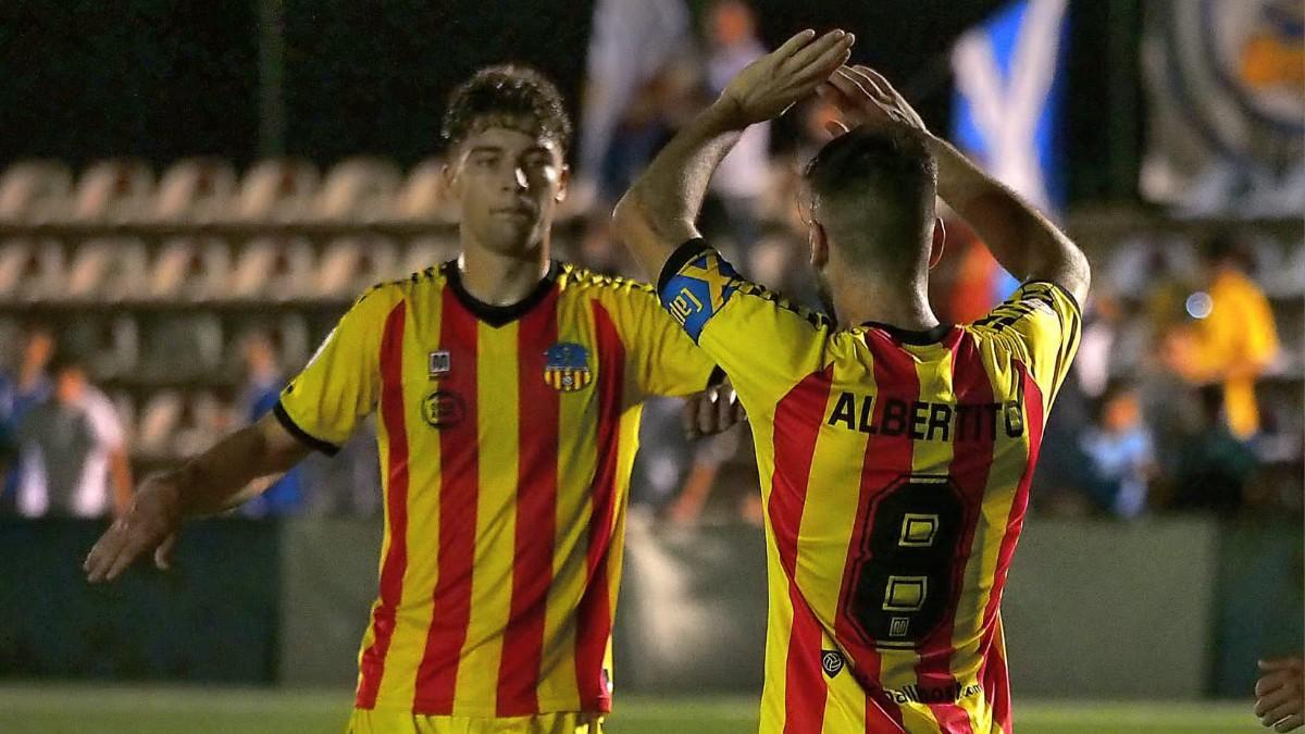 Albertito marcó un gol que a la postre no sirvió para pasar