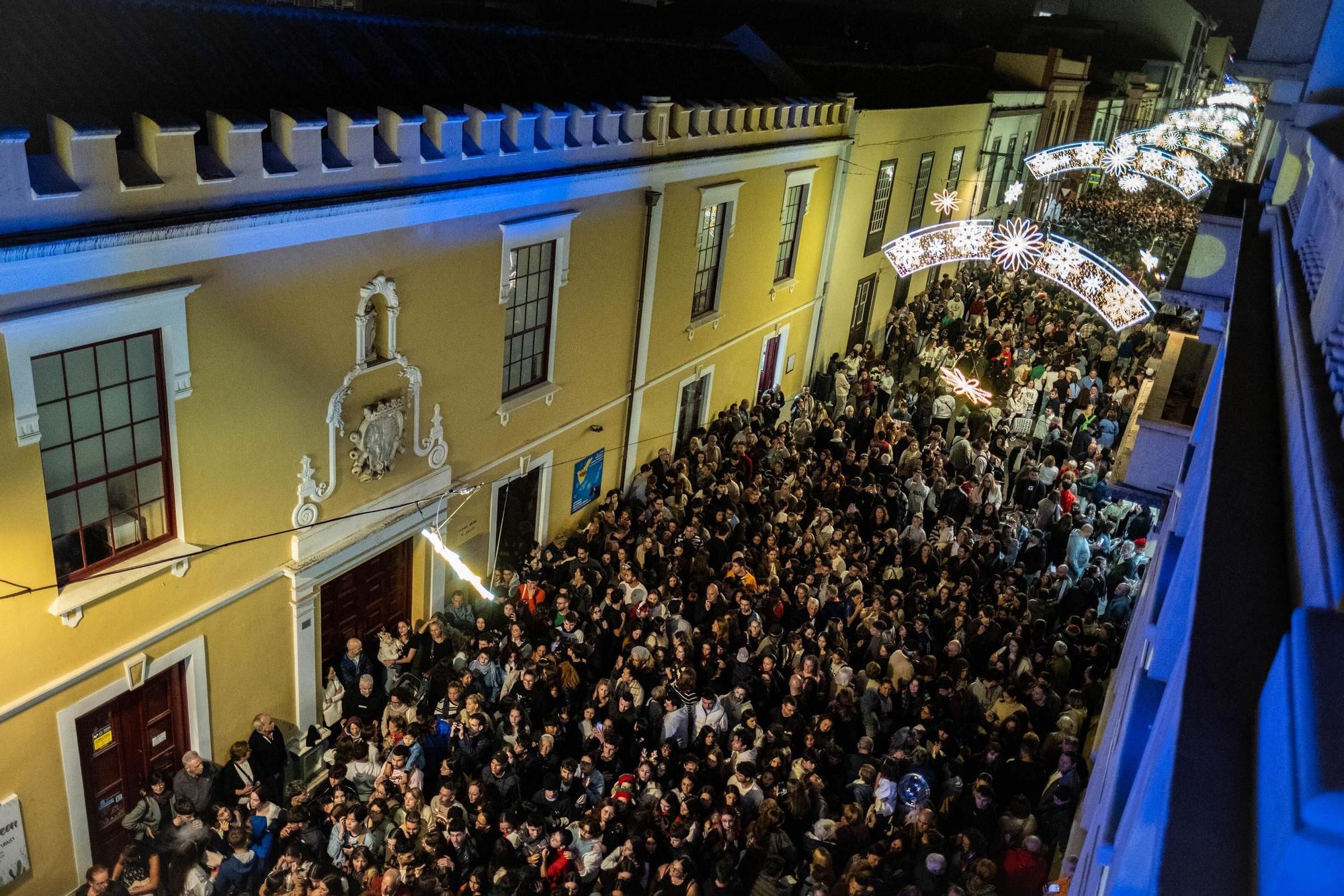 El encendido de las luces de Navidad de La Laguna, en imágenes