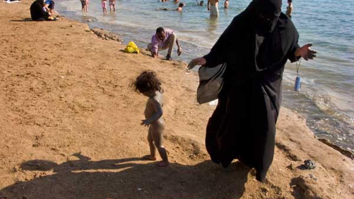 Mar Muerto en la &quot;Playa de Ammán&quot;