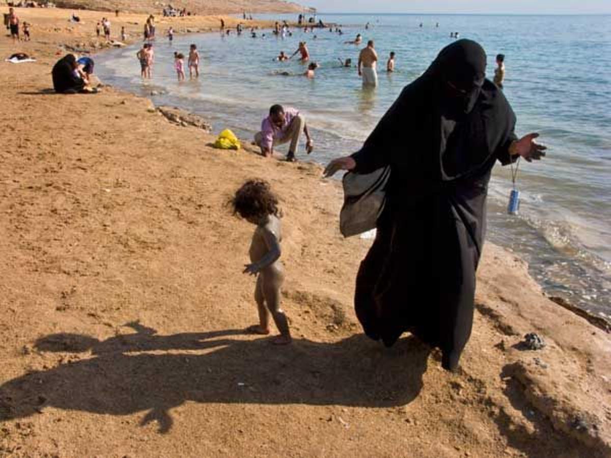 Mar Muerto en la &quot;Playa de Ammán&quot;