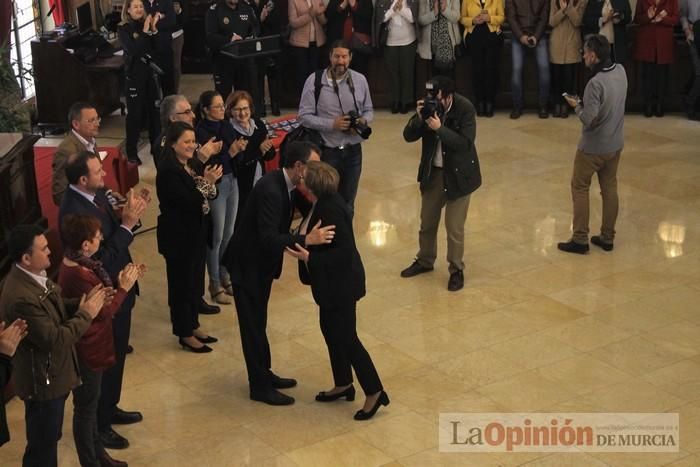 Homenaje a los policías locales jubilados en Murcia