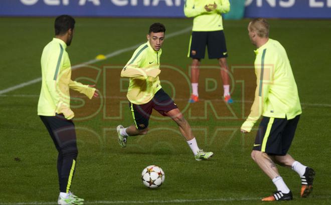 ENTRENO BARÇA EN NICOSIA