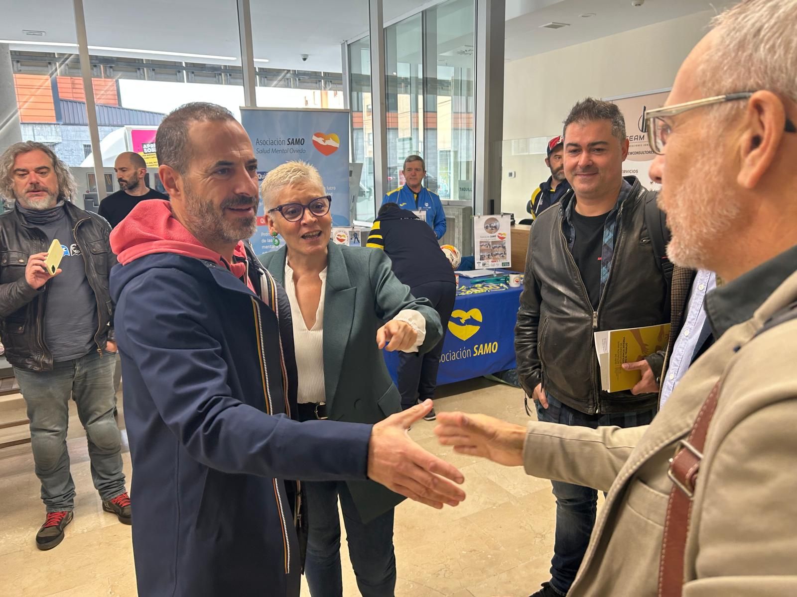 Celebración en Lugones de la Feria de Salud Mental de Asturias.