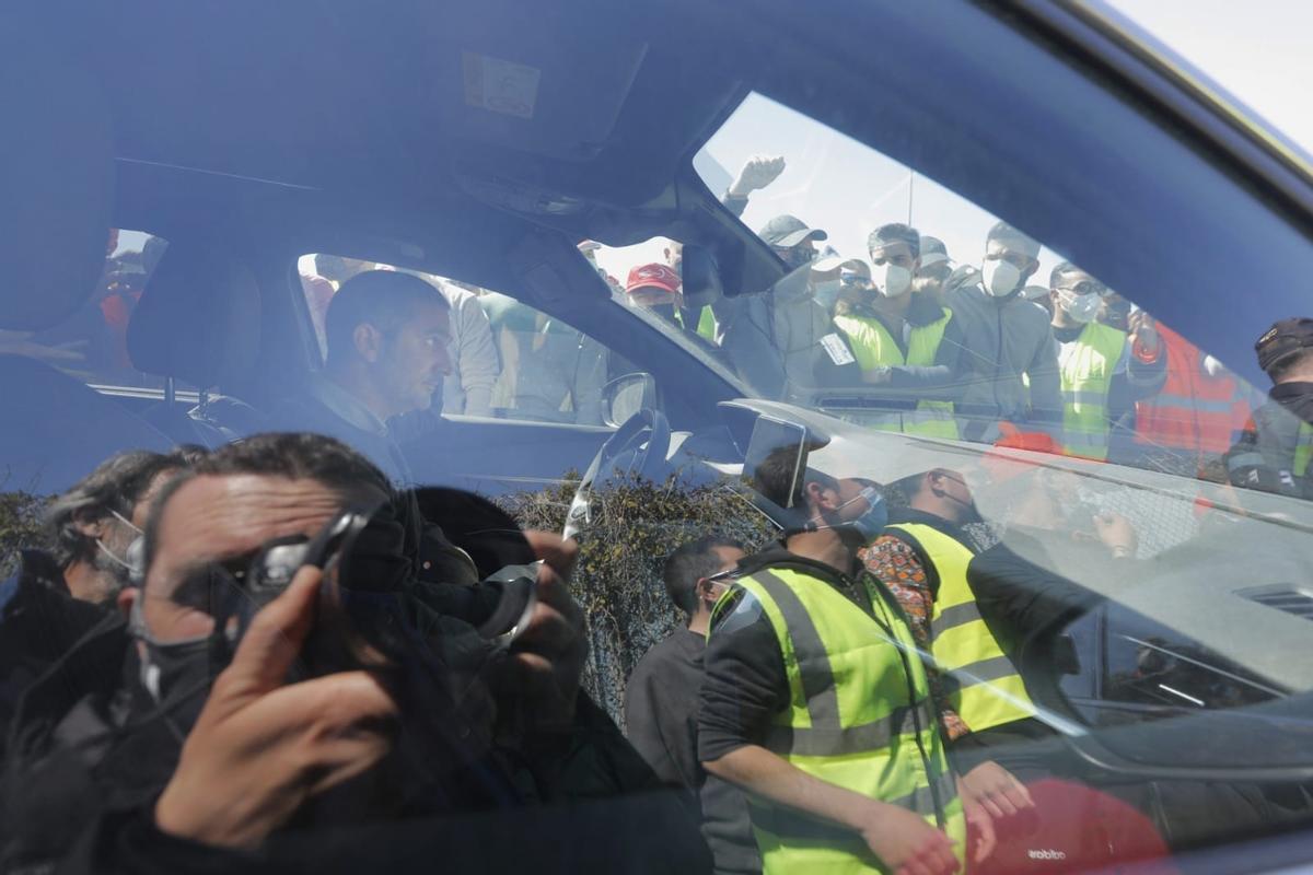 La huelga de los trabajadores de Pilkington en el Port de Sagunt