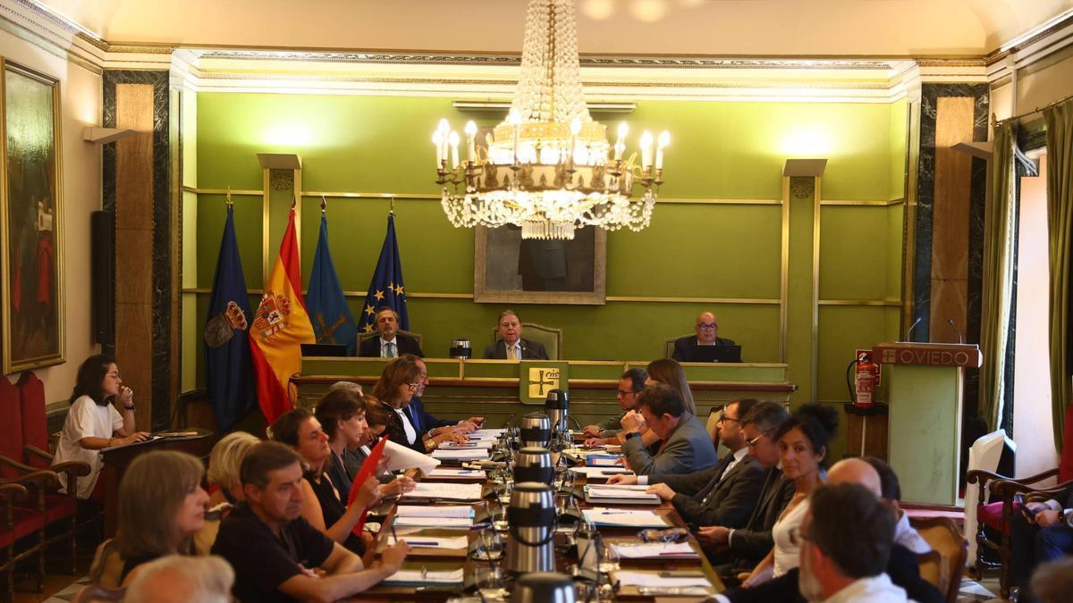 El Pleno municipal del 28 de julio.