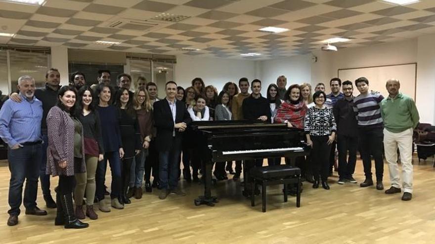 concierto del coro de  la universidad, hoy