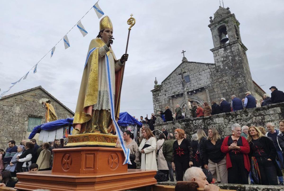 Procesión de San Martiño el pasado noviembre. | SANTOS ÁLVAREZ
