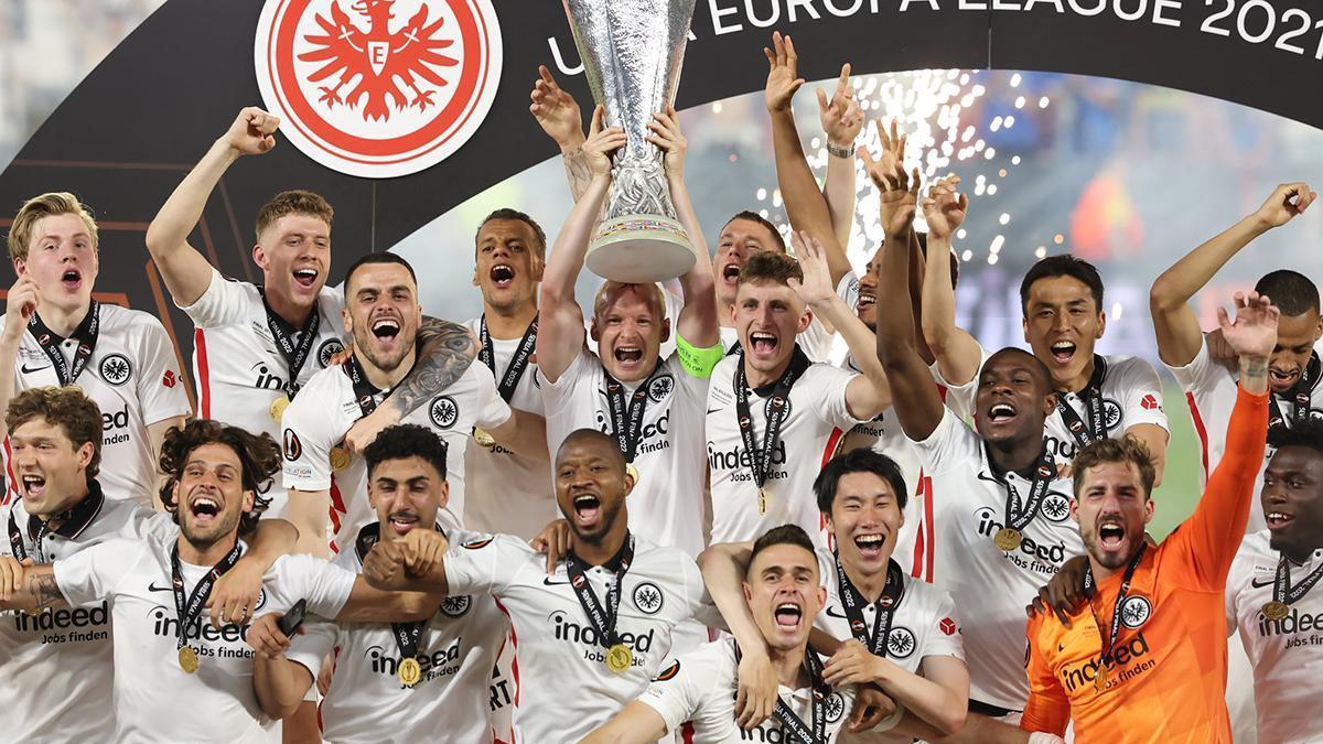 El Eintracht de Frankfurt ganó la pasada edición de la Europa League ante el Glasgow Rangers