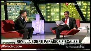 Miguel Ángel Revilla amb un BOE de 1959 (’La Sexta noche’).