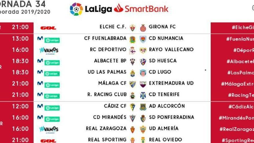 HORARIOS DE LA JORNADA 34