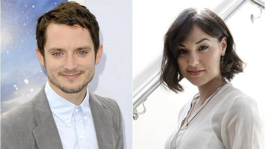 Elijah Wood y Sasha Grey.