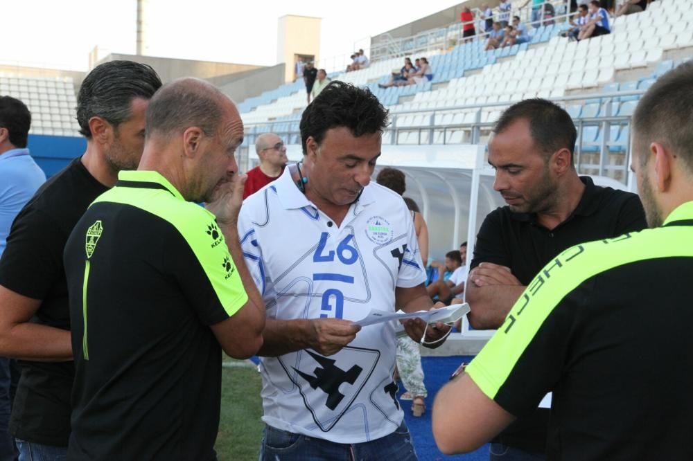 Javi Flores siguió el encuentro y Quique Pina estuvo con Diego García y Jorge Cordero