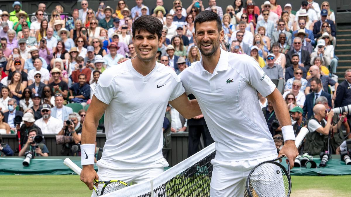 Alcaraz y Djokovic