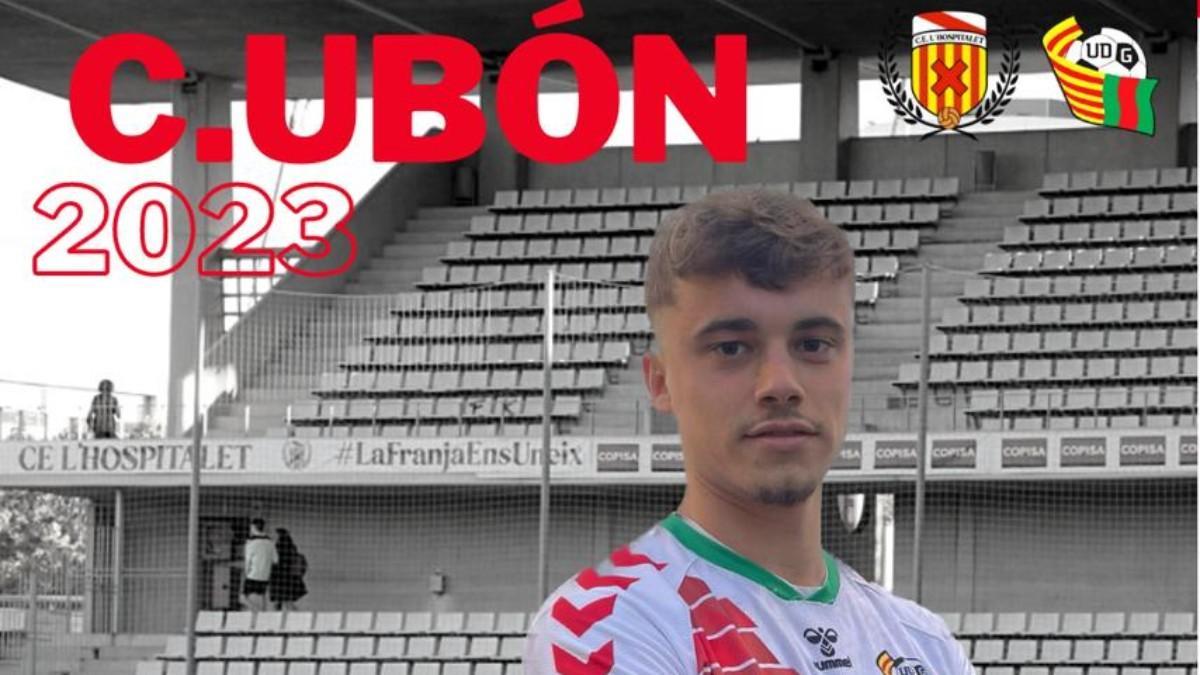 Cristian Ubón, nuevo jugador de la UD Gornal, de Segunda Catalana