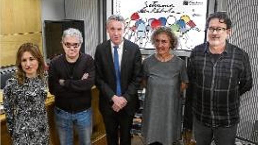 M. A. Planas, Ramon Girona, Albert Piñeira, Lourdes Reyes i Joan Ventura.