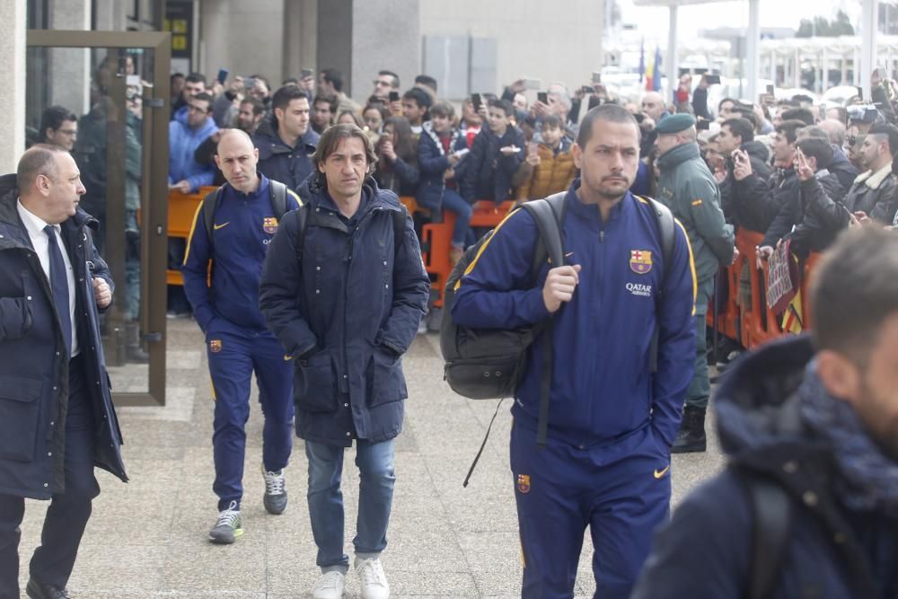 El Barcelona llega a Asturias para su duelo ante el Sporting