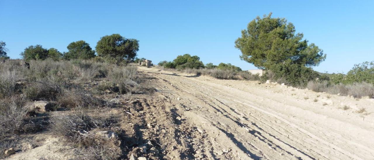 Una promotora «entierra» la cabecera de la rambla de La Fayona en San Miguel