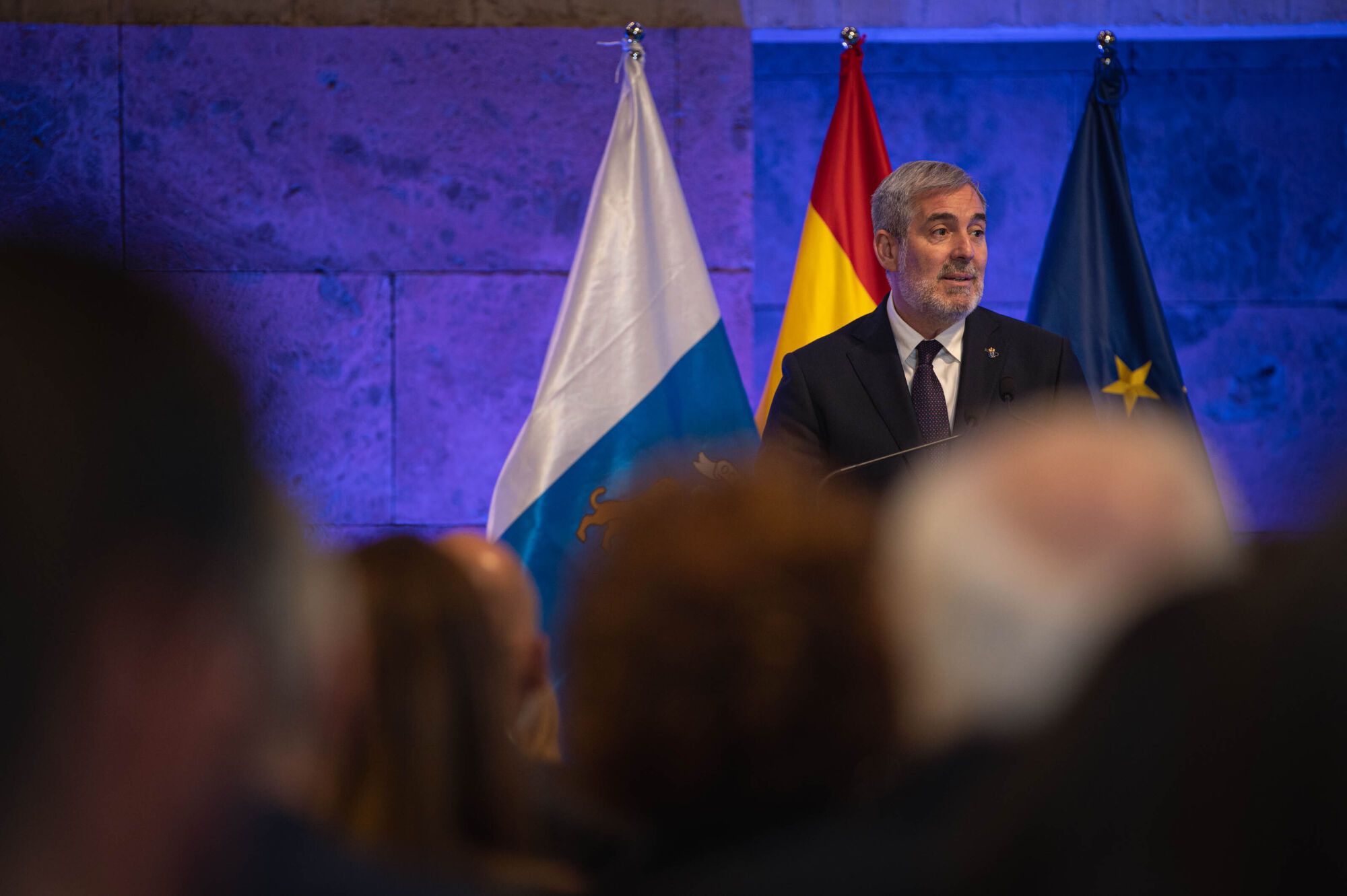 Acto de homenaje al expresidente de Canarias, Adán Martín, cuando se cumplen 15 años de su fallecimiento