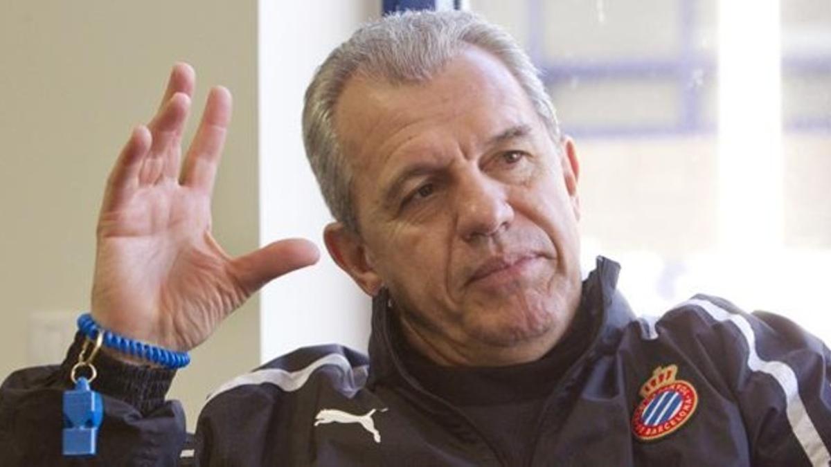 Javier Aguirre, durante la entrevista.