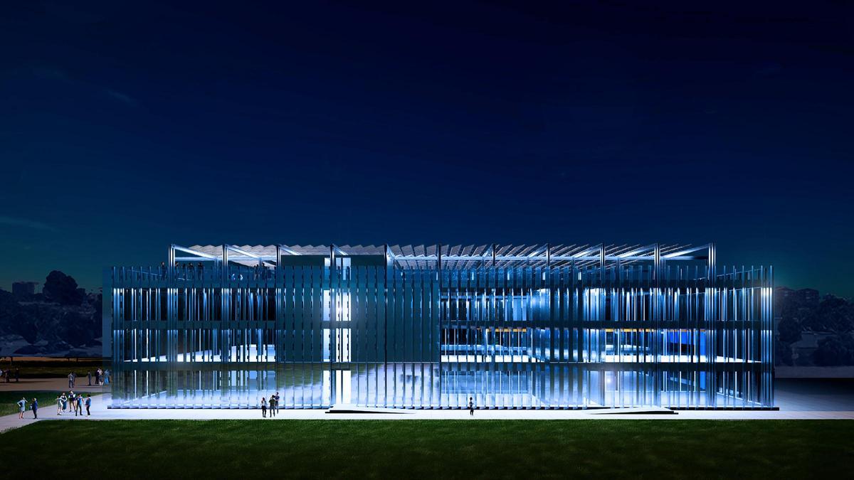 Recreación del nuevo edificio del Instituto Tecnológico de Aragón (ITA)