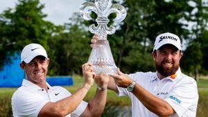 McIlroy y Lowry levantan el trofeo de campeones en el torneo de dobles en Nueva Orleans