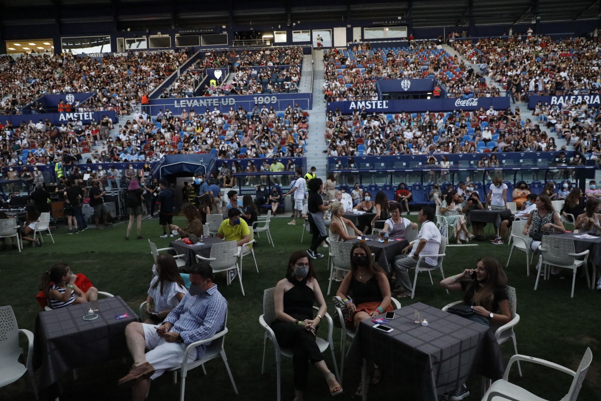 Concierto de Aitana en València, el último antes de la reducción de aforo