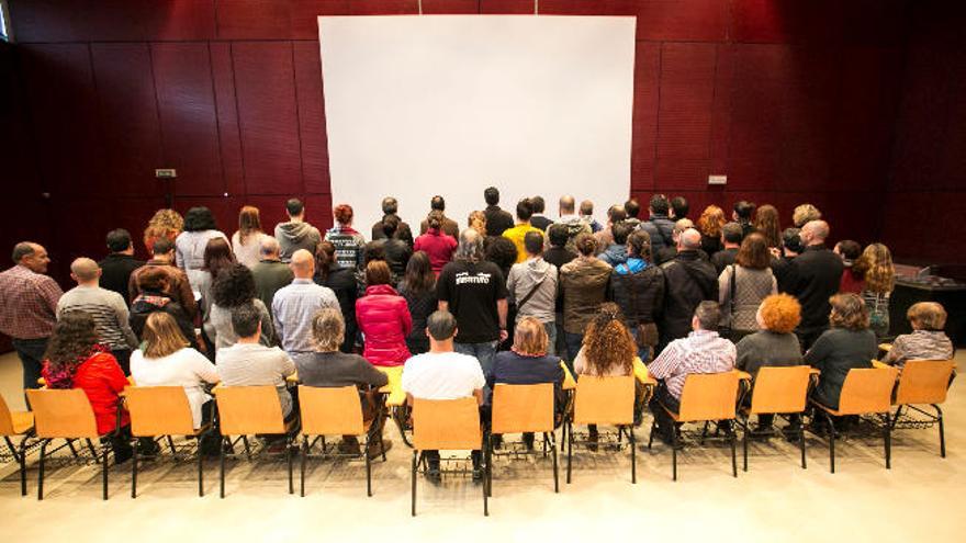 Los profesores de música y arte este miércoles en la Escuela de Arte y Superior de Diseño de Gran Canaria.