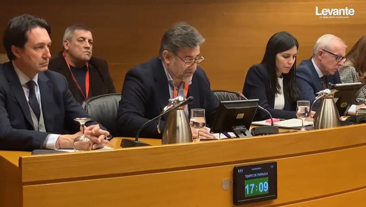 Vídeo: Comparencencia en la comisión de la dana de la asociación "Tots a una Veu".