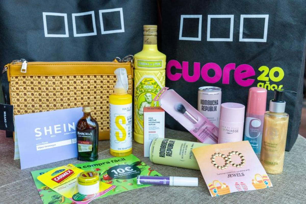 La goodie bag de la Cuore Summer Party contiene todo lo que necesitas este verano