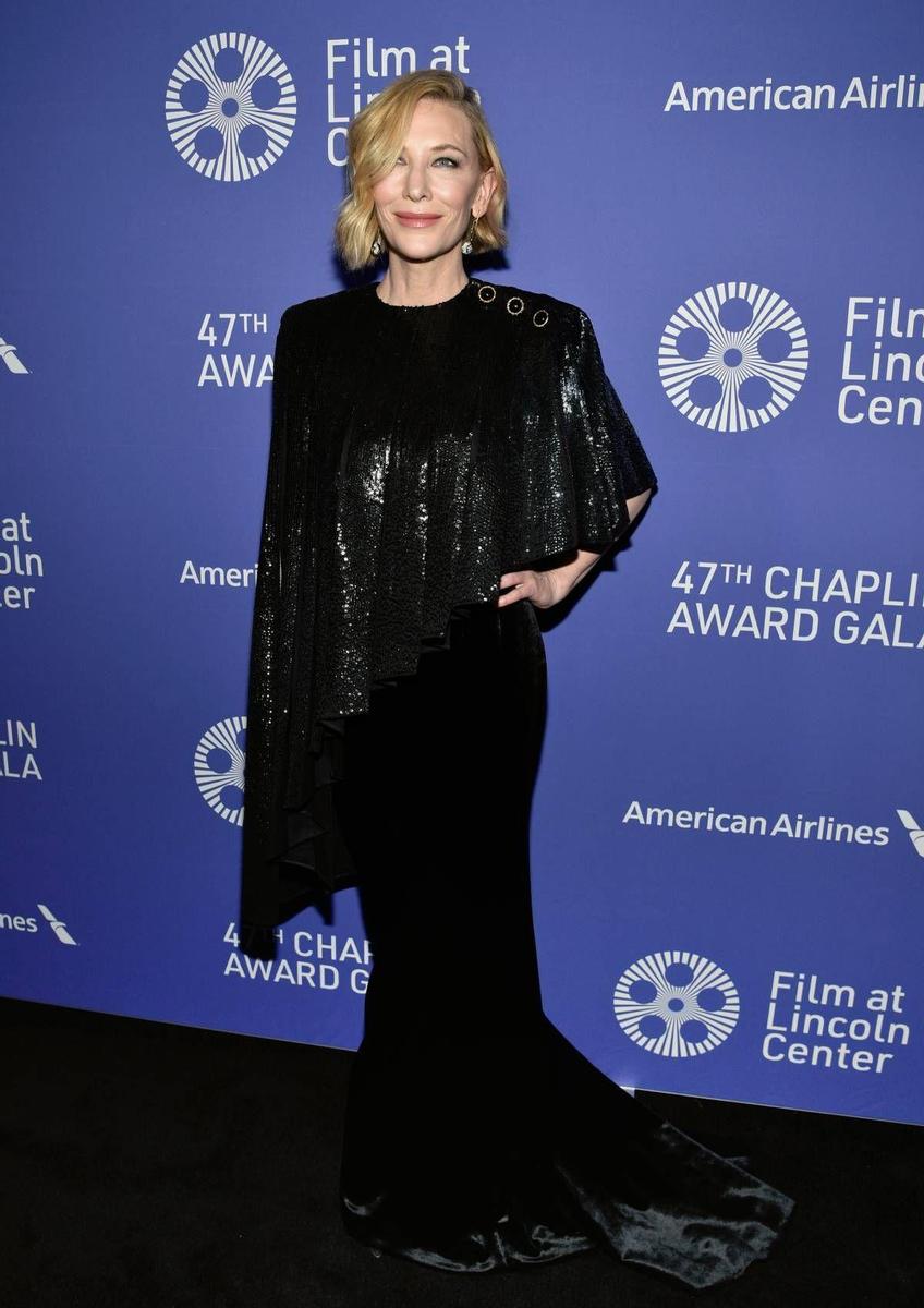 Cate Blanchett vestida de Louis Vuitton en la gala de los Premios Chaplin