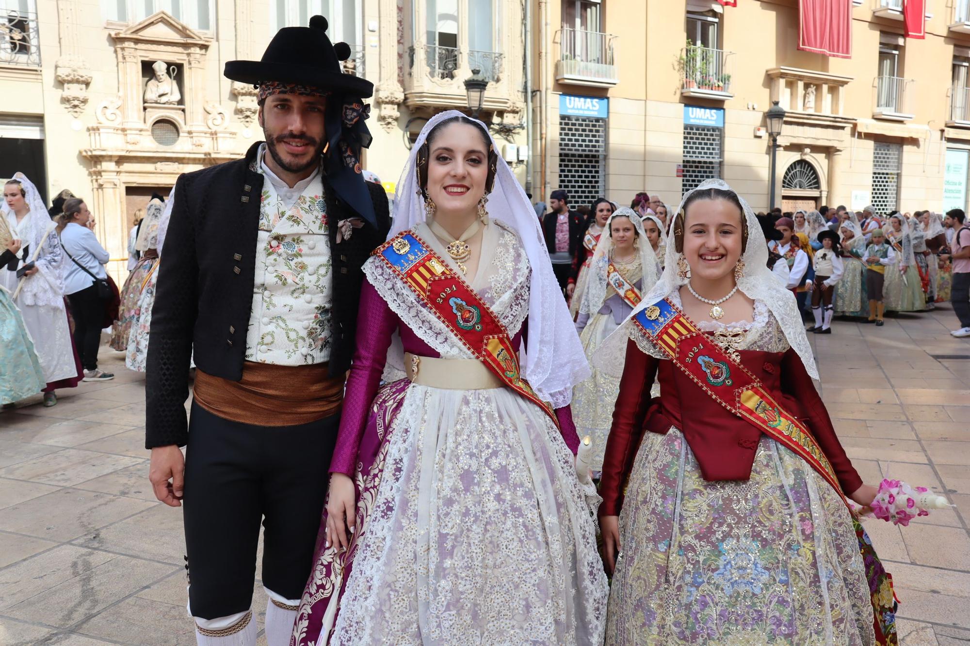 Las comisiones de falla en la Procesión de la Virgen (1/5)