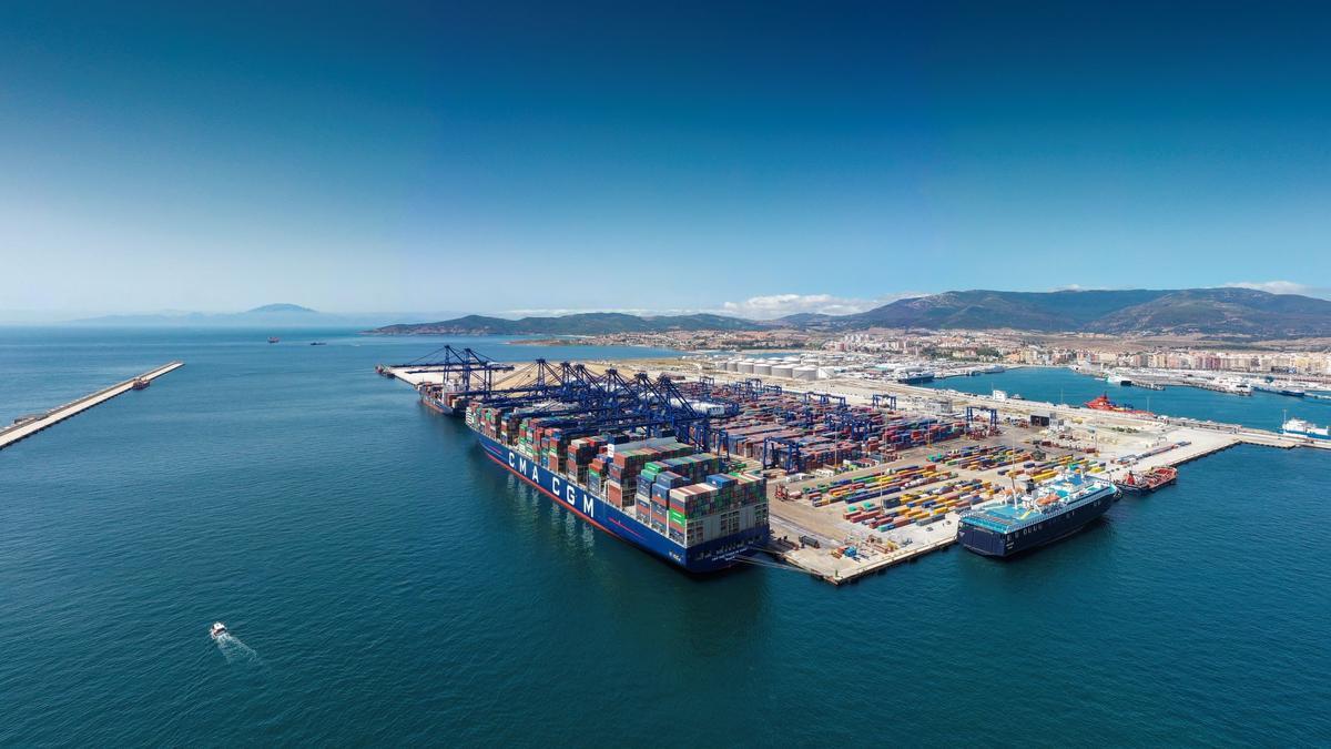 El puerto de Algeciras.