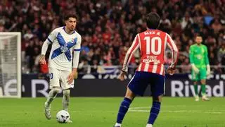 Giménez, tras su regreso al Metropolitano: "Traté de no centrarme en lo emocional, porque la cabeza te puede jugar una mala pasada"