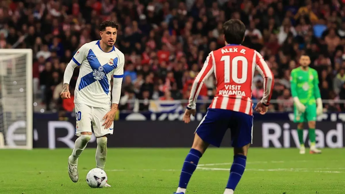 Giménez, tras su regreso al Metropolitano: "Traté de no centrarme en lo emocional, porque la cabeza te puede jugar una mala pasada"